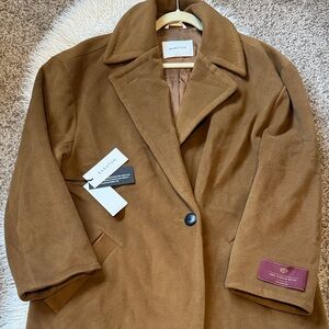 Babaton Brown Pea Coat